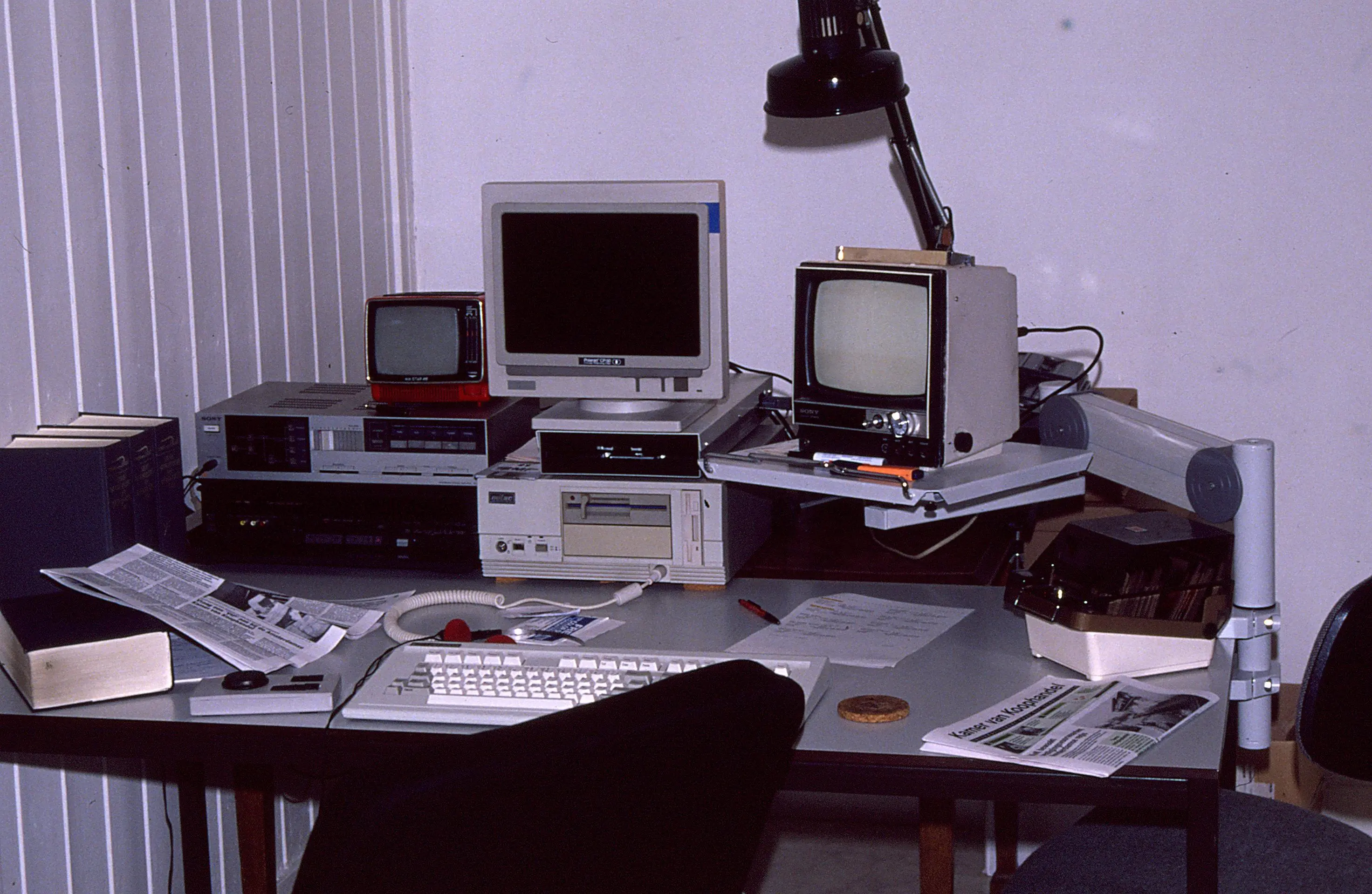 Our office in 1993